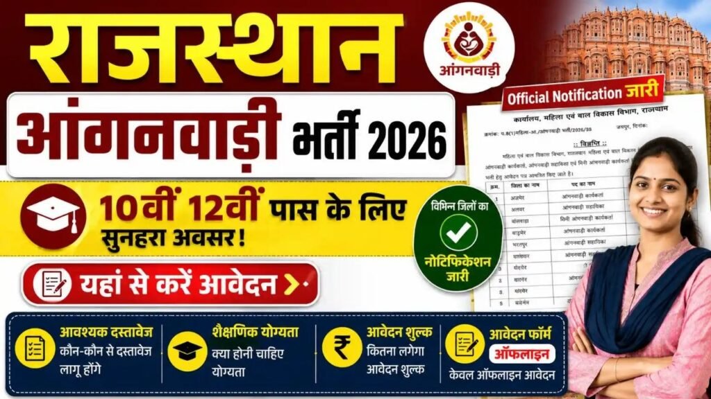 Anganwadi Recruitment 2026